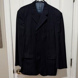Andrew Fezza Dark Pinstripe Suit